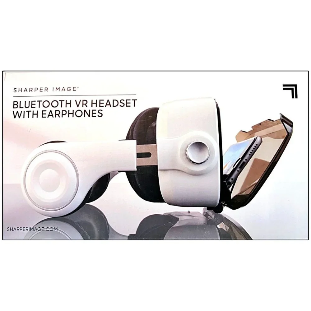 Sharper Image Bluetooth VR Headset with Earphones